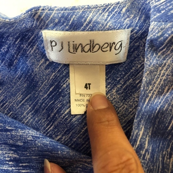 PJ Lindberg maxi sleeveless button front girls colorful summer dress size:4T - Picture 9 of 15